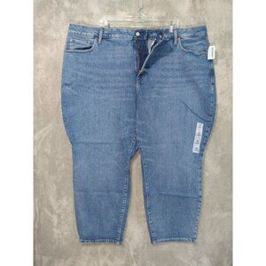 Old Navy Jeans Women 26 Blue Denim Curvy OG Straight High Rise Ankle Stretch